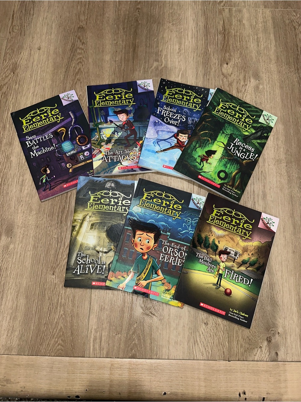 Eerie Elementary Kids Book Lot - Colorful Adventure Covers